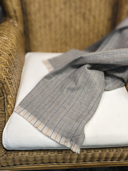 HERRINGBONE STRIPED SCARF
