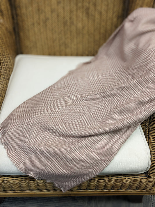 PASTEL HOUNDSTOOTH SCARF