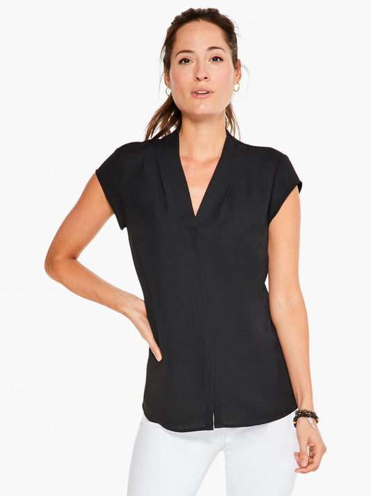 NIC+ZOE CAP SLEEVE DAY TO NIGHT TOP