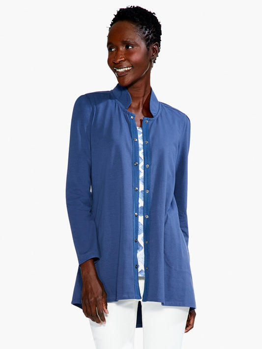 NIC+ZOE SNAP UP PERFECT JACKET