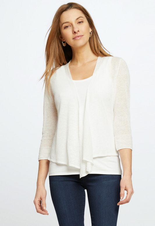 NIC+ZOE LIGHTWEIGHT 4-WAY CARDIGAN