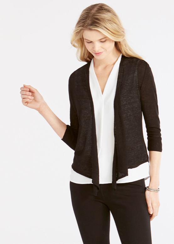 NIC+ZOE LIGHTWEIGHT 4-WAY CARDIGAN