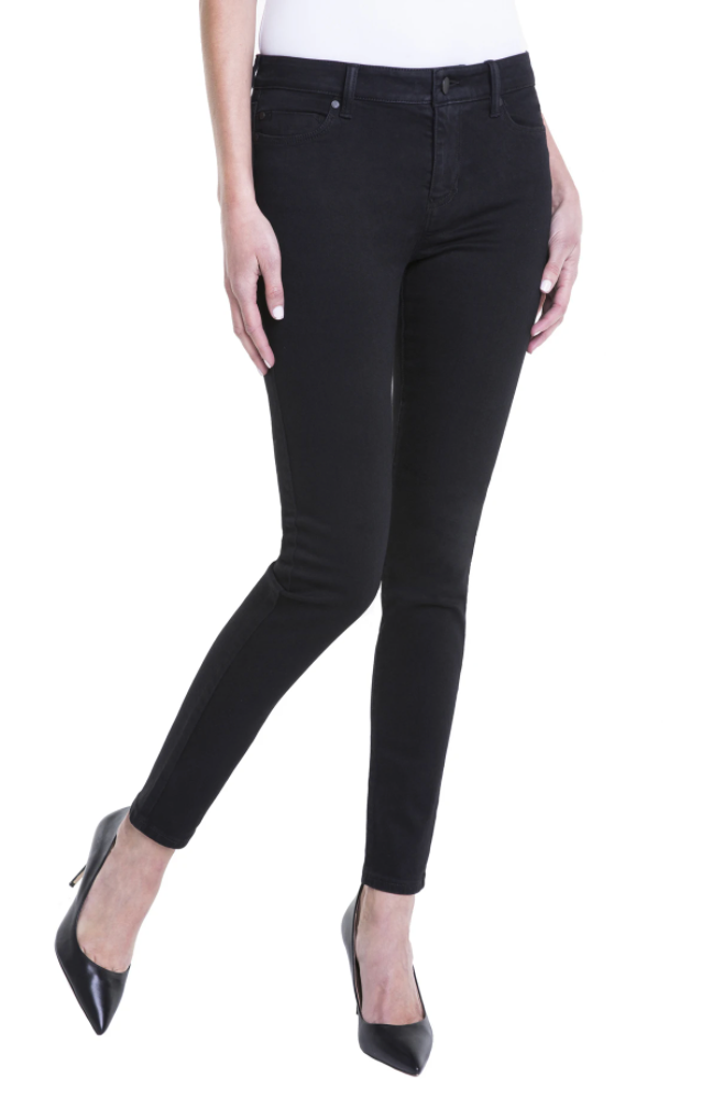LIVERPOOL ABBY SKINNY SILKY SOFT DENIM 30" INSEAM