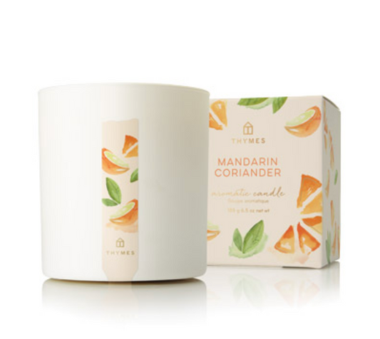 THYMES MANDARIN CORIANDER POURED CANDLE