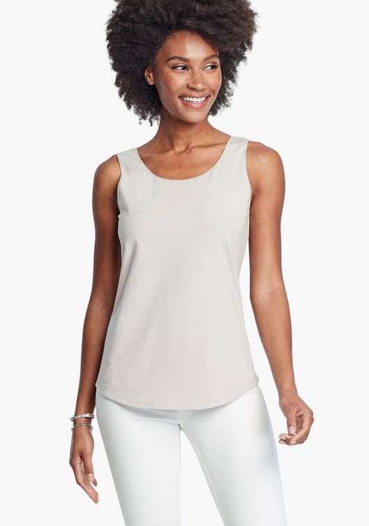 NIC+ZOE SHIRT TAIL PERFECT TANK
