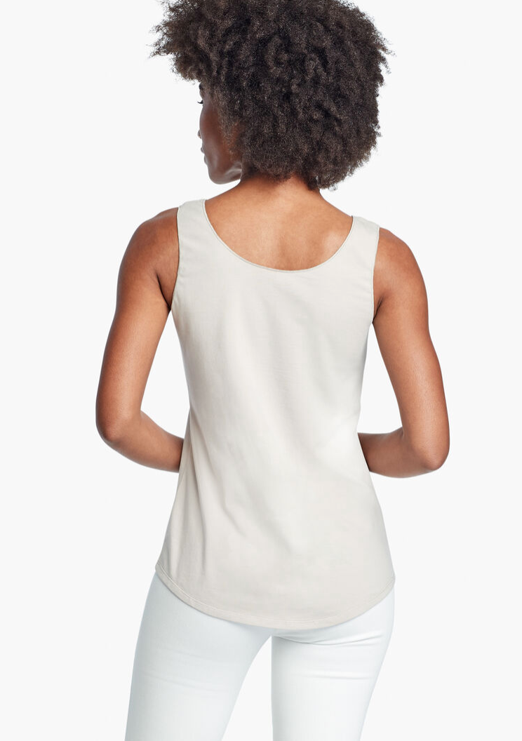 NIC+ZOE SHIRT TAIL PERFECT TANK