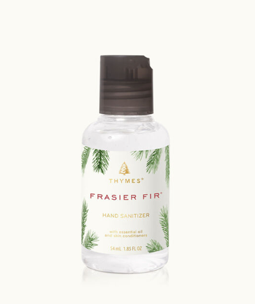 THYMES FRASIER FIR TRAVEL SIZE HAND SANITIZER 1.8 fl oz.
