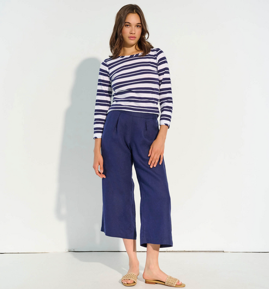 HATLEY CROPPED WIDE LEG PANTS