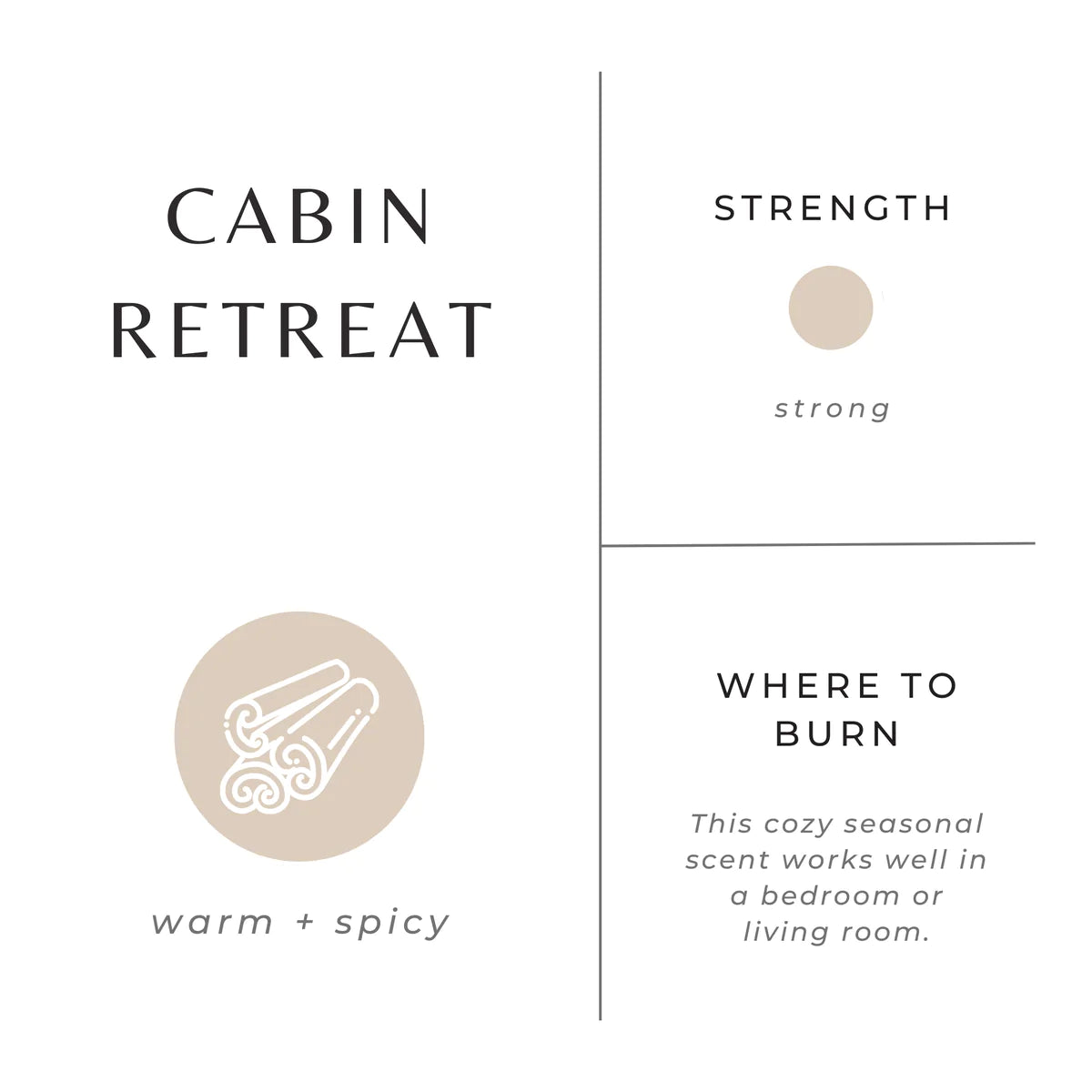 CABIN RETREAT MINI SOY CANDLES