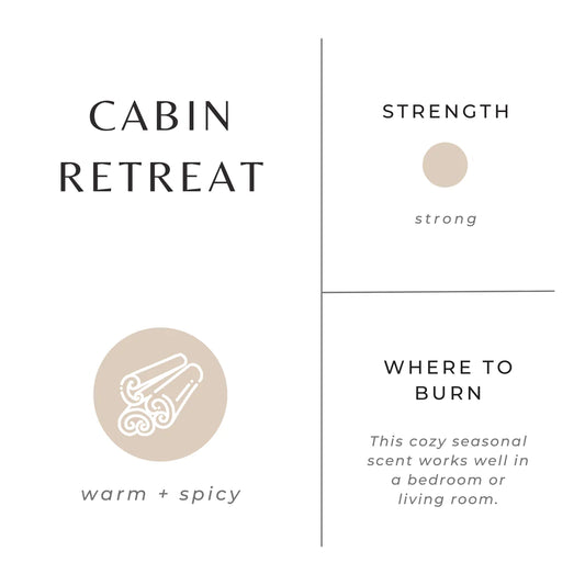 CABIN RETREAT MINI SOY CANDLES