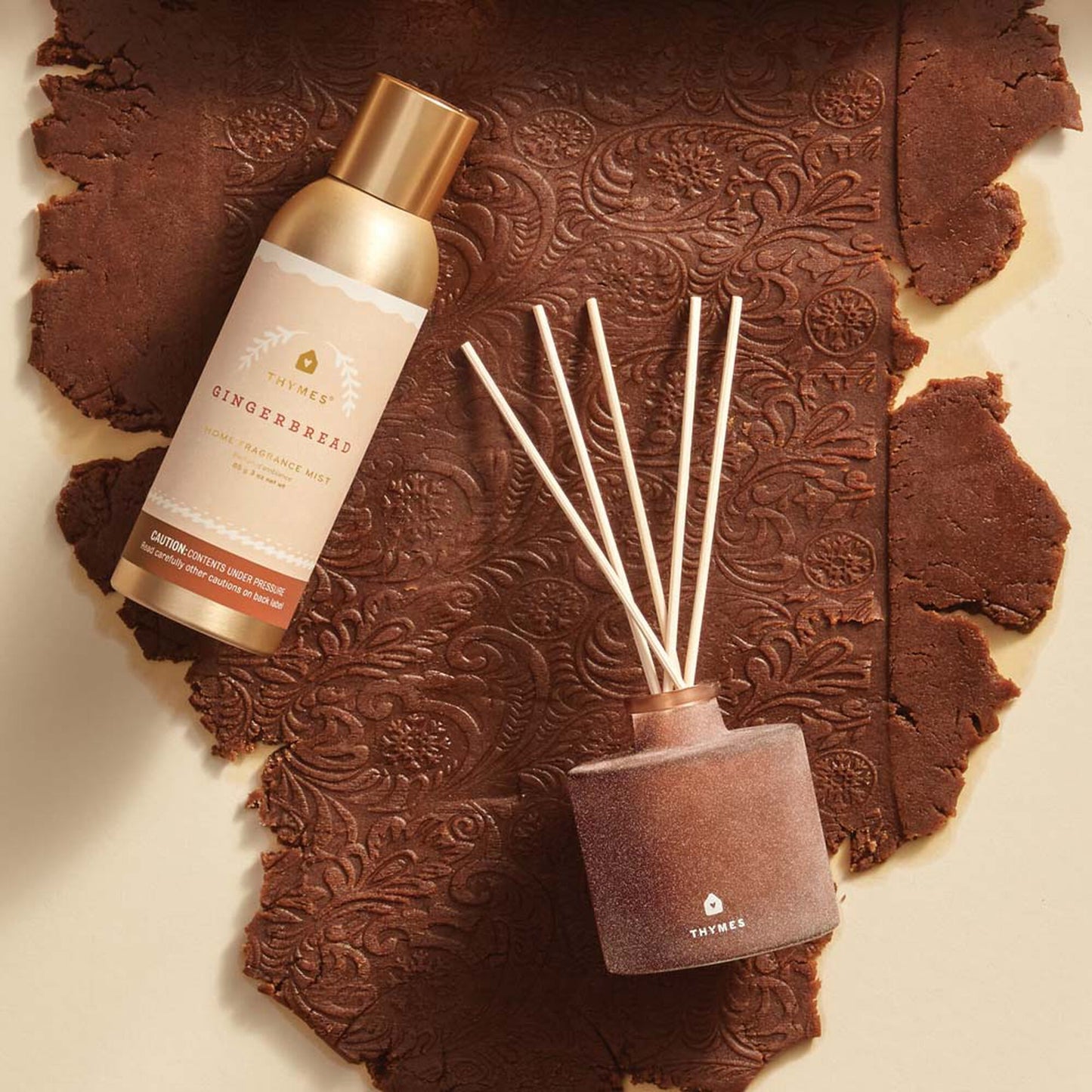 THYMES GINGERBREAD PETITE REED DIFFUSER