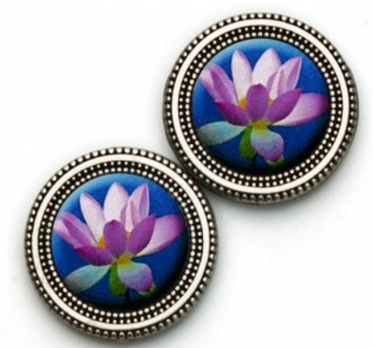 LOTUS PRINT MAGNETIC CLIPS