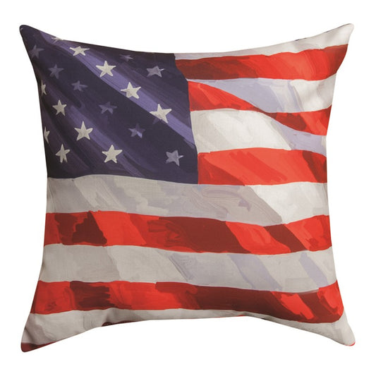 AMERICAN FLAG CLIMAWEAVE PILLOW