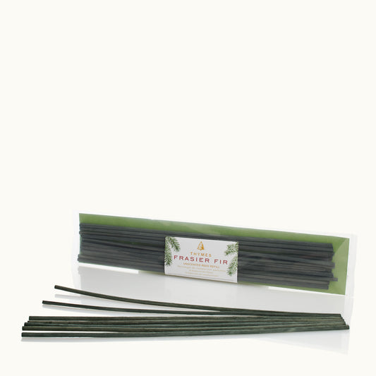 THYMES FRASIER FIR UNSCENTED REED REFILL - GREEN