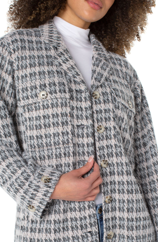 LIVERPOOL BUTTON FRONT BOXY JACKET