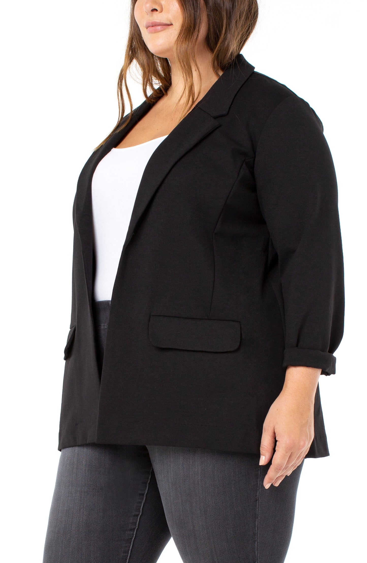 LIVERPOOL BOYFRIEND BLAZER WITH PRINCESS DARTS - PLUS