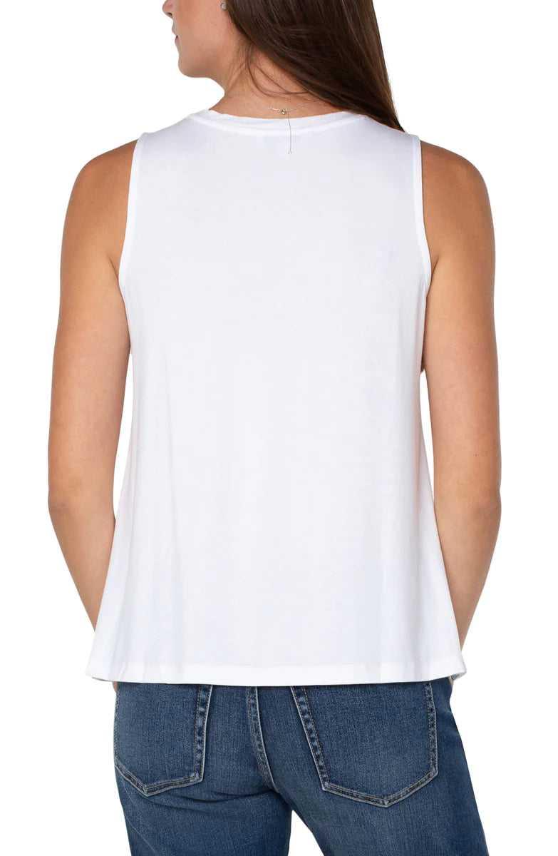 LIVERPOOL SLEEVELESS SCOOP NECK TANK