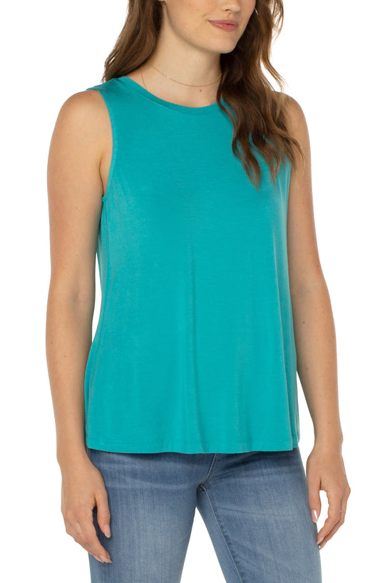 LIVERPOOL SLEEVELESS SCOOP NECK TANK TOP