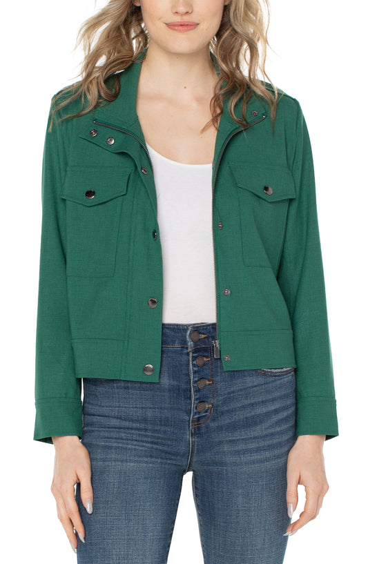 LIVERPOOL UTILITY CROP JACKET