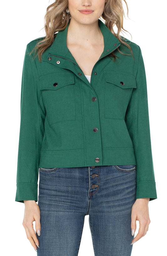 LIVERPOOL UTILITY CROP JACKET
