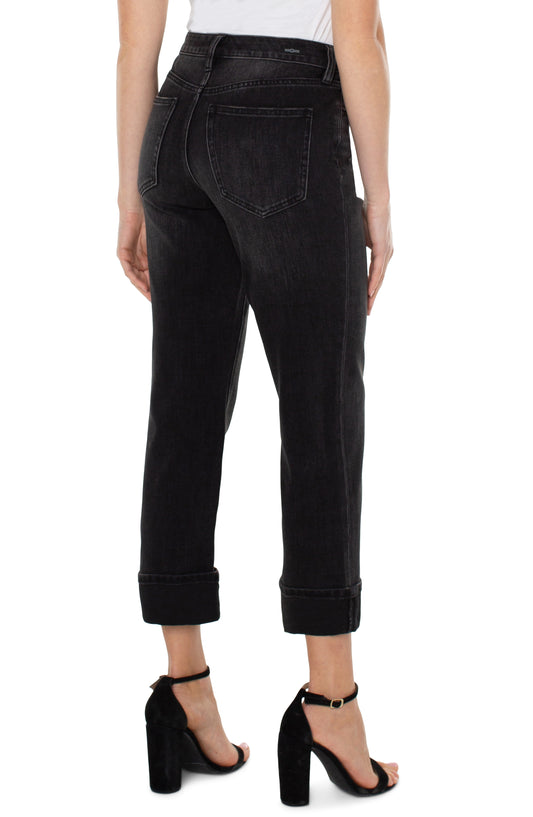 LIVERPOOL MARLEY GIRLFRIEND WITH EXPOSED BUTTON FLY 28" INSEAM