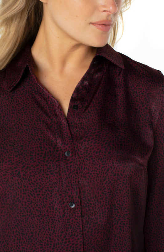 LIVERPOOL BUTTON UP WOVEN BLOUSE